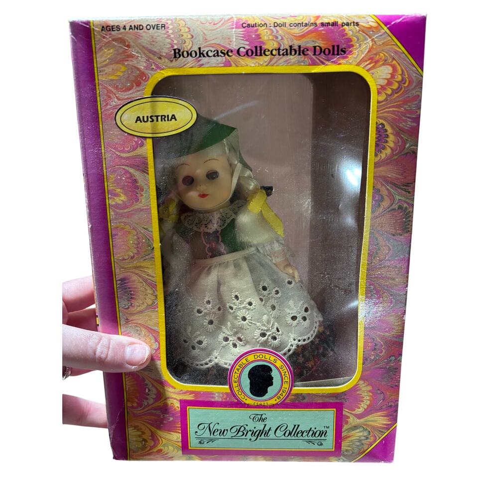 The New Bright Bookcase Collectible Austria Doll